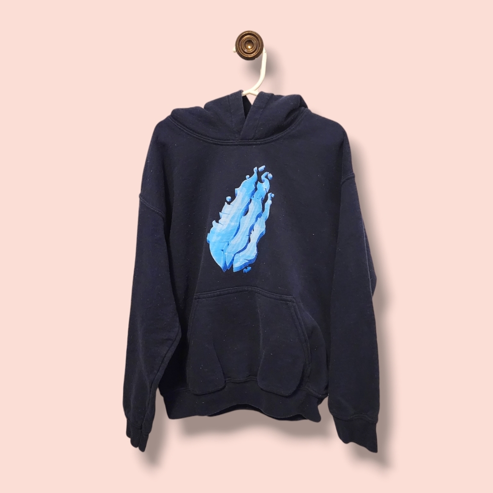 Preston Stylez Fire Hoodie Boys Small